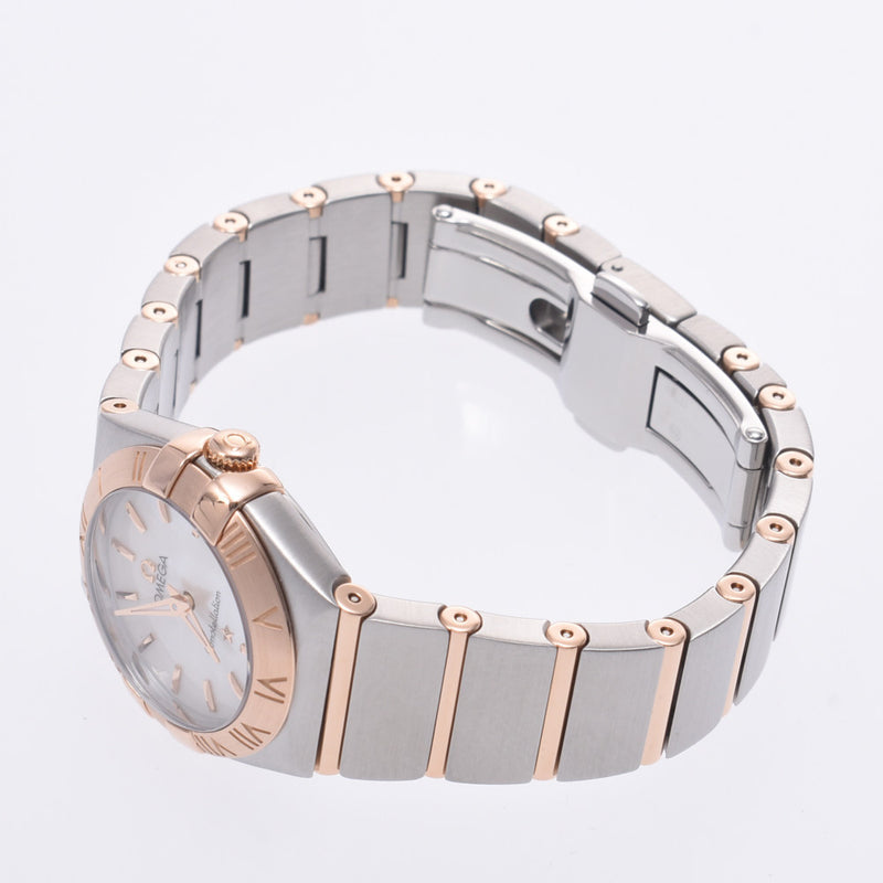 OMEGA Omega Constellation Blush 123.20.24.60.05.001 Ladies SS / PG Watch Quartz Shell Dial A Rank Used Ginzo