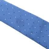 Louis Vuitton Louis Vuitton Monogram Dot图案蓝色男士丝绸100％领带AB排名使用Silgrin