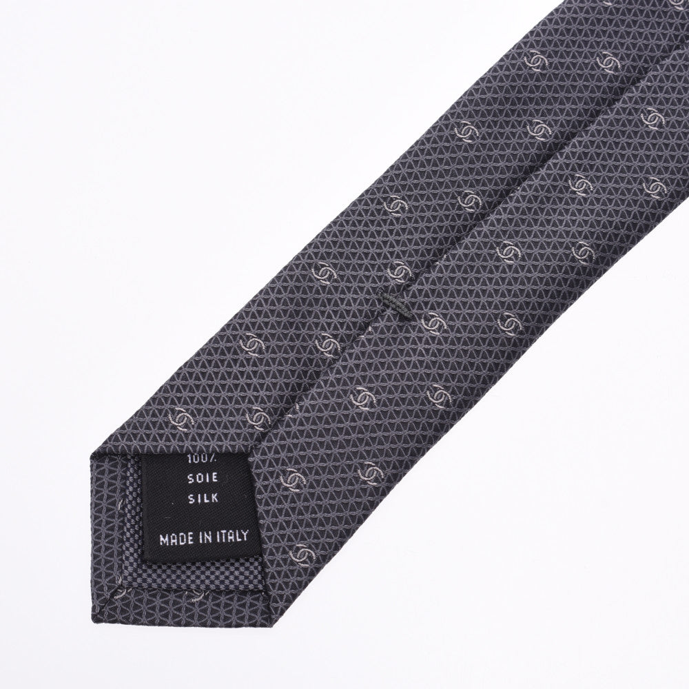 CHANEL シャネル ネクタイ グレー×ピンク｜中古｜なんでも