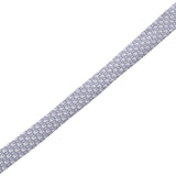 Hermes Hermes Clover Pattern Gray Men's Silk 100% Tie A-Rank Used Silgrin