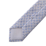 Hermes Hermes Marine Pattern Gray Men's Silk 100% Necktai Unused Silgrin