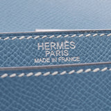 HERMES エルメス ケリー デペッシュ 34  ブルージーン シルバー金具 □J刻印(2006年頃) メンズ ヴォーエプソン ビジネスバッグ ABランク 中古 銀蔵