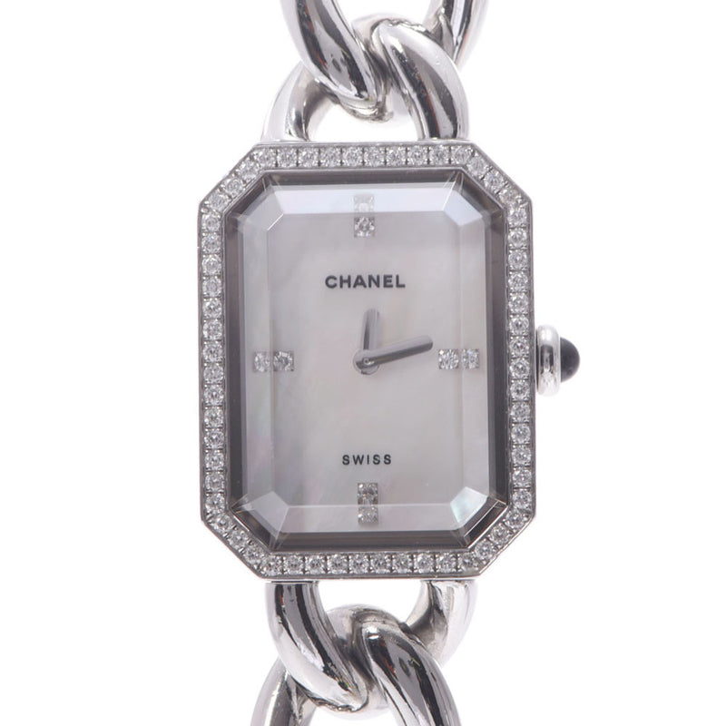 Chanel Chanel Premiere Bezel Diamond 4P钻石尺寸S H1063女士SS手表石英壳直径排名使用水池