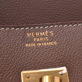 HERMES エルメス バーキン 35 茶系 ゴールド金具 □A刻印(1997年頃) ユニセックス ヴォーグレネ ハンドバッグ Bランク 中古 銀蔵