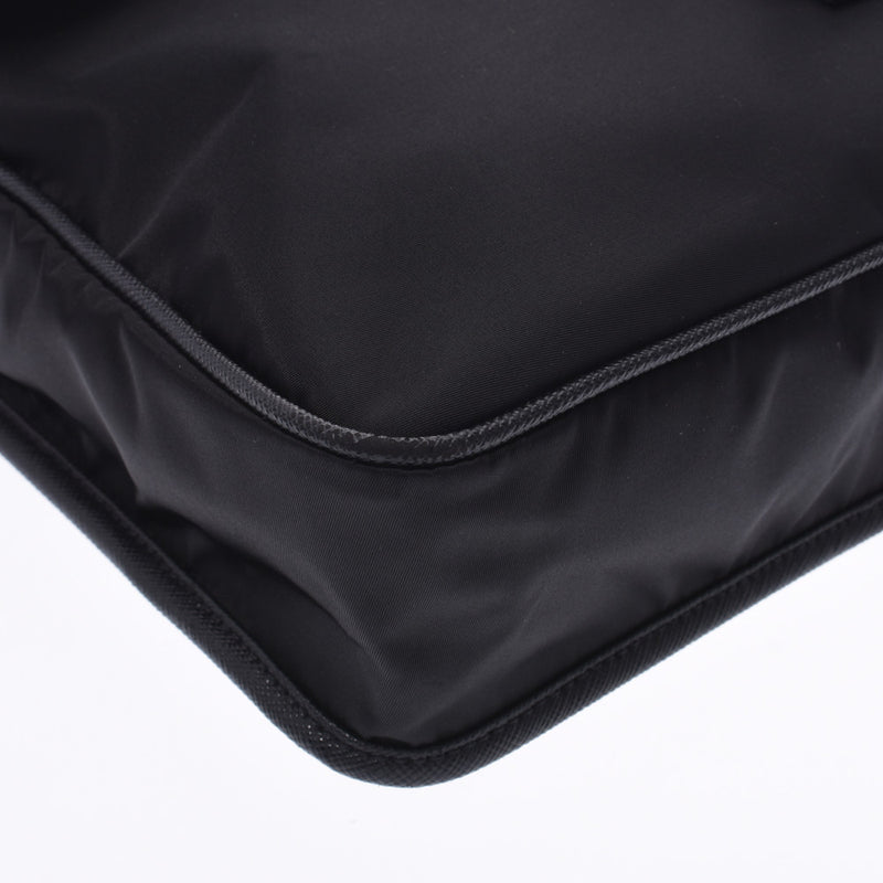 PRADA Prada Shoulder Bag Black Silver Fixtures Women's Nylon Shoulder Bag A-Rank Used Silgrin