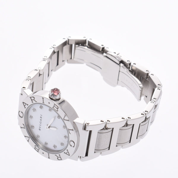 Bvlgari Bulgari Burgari Bulli Gari 26 12P Diamond BBL26S女士SS Wath Quartz Shell图A-Rank使用水池