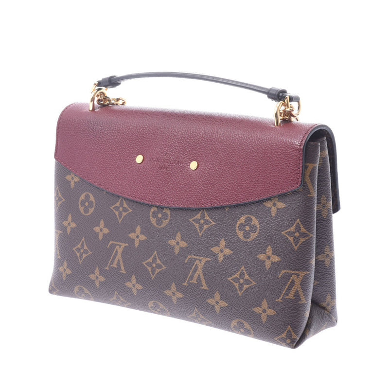 LOUIS VUITTON Saint Placide Monogram Canvas Crossbody Bag Bordeaux