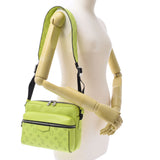 LOUIS VUITTON Louis Vuitton Tygalama Outdoor Messenger PM Joene M30239 Men's Taiga Leather/Monogram Canvas Shoulder Bag Shindou Used Ginzo