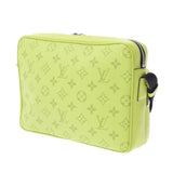 LOUIS VUITTON Louis Vuitton Tygalama Outdoor Messenger PM Joene M30239 Men's Taiga Leather/Monogram Canvas Shoulder Bag Shindou Used Ginzo