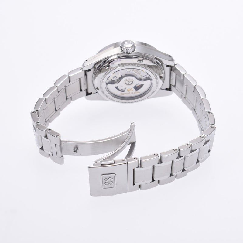 SEIKO セイコー グランドセイコー メカニカルハイビート GMT SBGJ201 メンズ SS 腕時計 シルバー文字盤 Aランク 中古 銀蔵