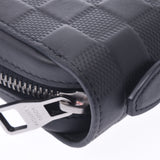 Louis Vuitton Louis Vuitton Damier Amphini Zippy XL Clutch Bag Onyx N61254 Men's Leather Long Wallet A-Rank Used Silgrin