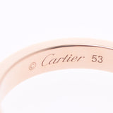 卡地亚卡地亚C Dultier婚戒＃53 13女士K18 YG环/戒指A-Rank使用了Silgrin