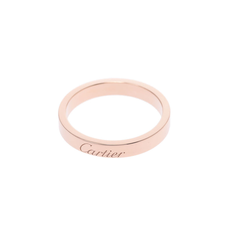 Cartier Cartier C Ductier Wedding Ring # 53 13 Ladies K18 YG Ring / Ring A-Rank Used Silgrin