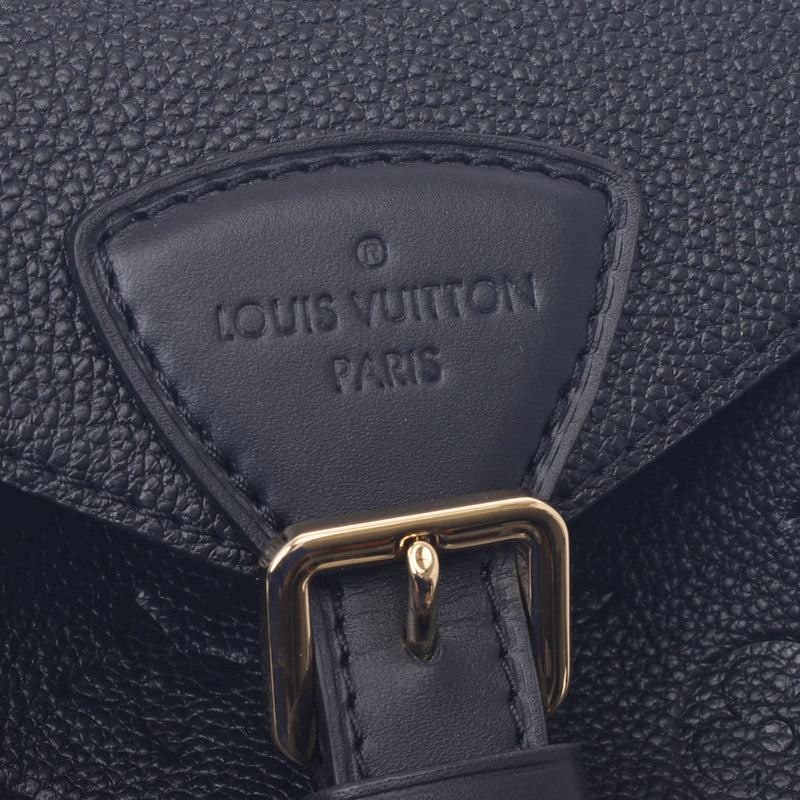 Louis Vuitton Louis Vuitton Monogram Amplit Monzuri PM Noir M45205 Women's Leather Rucks Day Pack New Sinkjo