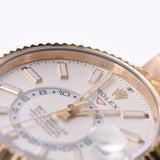 【現金特価】 未使用 ROLEX ロレックス スカイドゥエラー 326938 メンズ YG 腕時計 自動巻き 白文字盤 中古 銀蔵