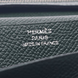 Hermes Hermes Beams Flava Anglet Silver Bracket X Engraving (around 2016) Unisex Vauepson Long Wallet B Rank Used Silgrin