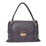 LOUIS VUITTON ルイヴィトン モノグラム オランプ ブラウン/黒 M41062 レディース モノグラムキャンバス ハンドバッグ Bランク 中古 銀蔵