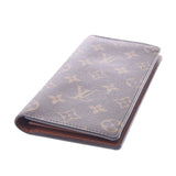 Louis Vuitton Louis Vuitton Monogram Portfoille Braza Brown M66540 Men's Monogram Canvas Long Wallet New Sanko