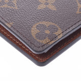 Louis Vuitton Louis Vuitton Monogram Portfoille Braza Brown M66540 Men's Monogram Canvas Long Wallet New Sanko