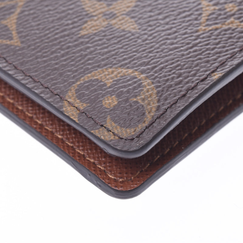 Louis Vuitton Louis Vuitton Monogram Portfoille Braza Brown M66540 Men's Monogram Canvas Long Wallet New Sanko