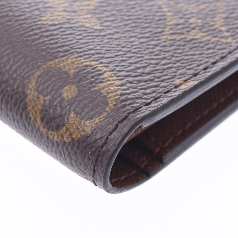 Louis Vuitton Louis Vuitton Monogram Portfoille Braza Brown M66540 Men's Monogram Canvas Long Wallet New Sanko