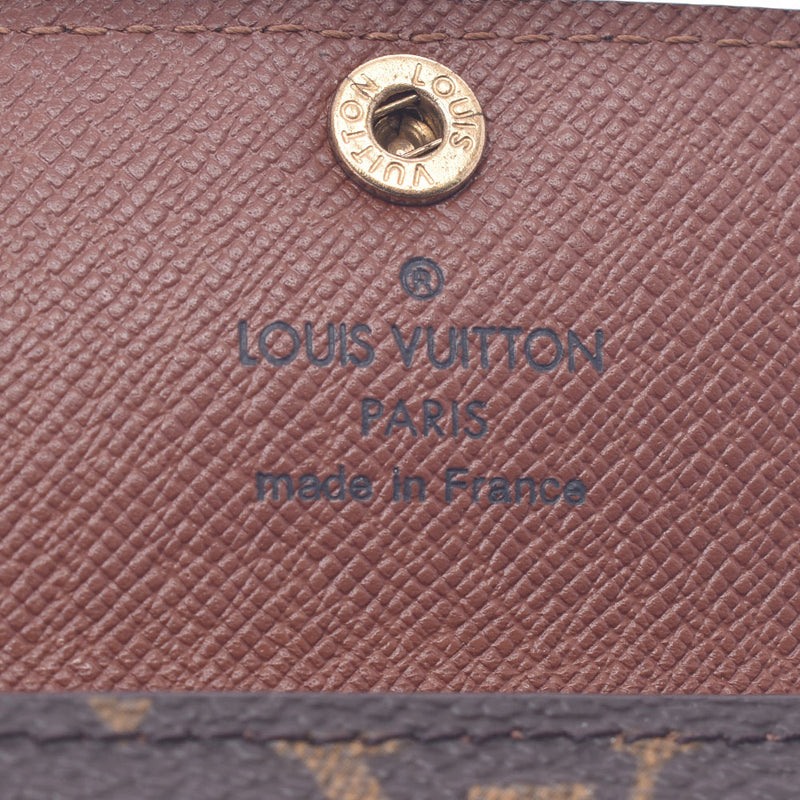 LOUIS VUITTON Louis Vuitton Monogram Ludlow Coin Purse Brown M61927 Unisex Monogram Canvas Coin Case A Rank Used Ginzo