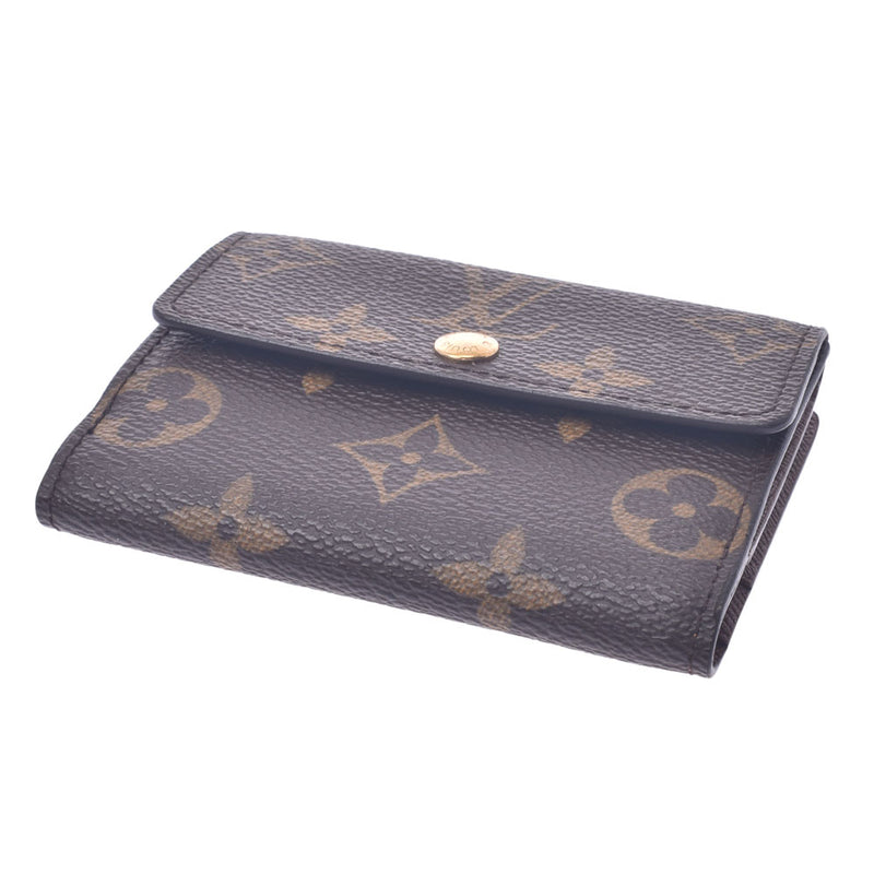 LOUIS VUITTON Louis Vuitton Monogram Ludlow Coin Purse Brown M61927 Unisex Monogram Canvas Coin Case A Rank Used Ginzo