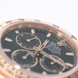 Rolex Rolex Daytona 116508 men's YG watch automatic wrap green dial Silver