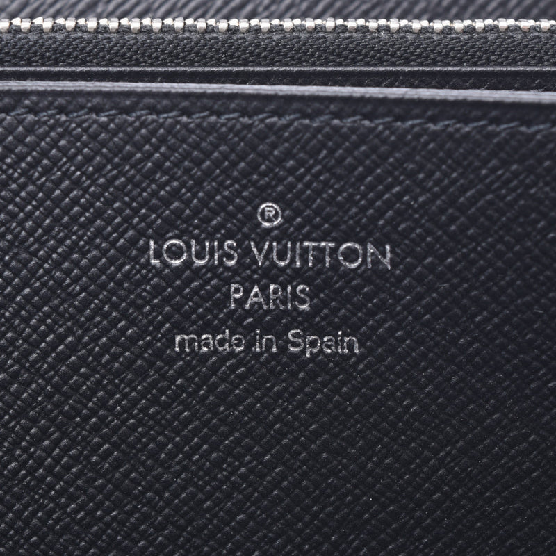 Louis Vuitton Louis Vuitton Epi Zippy Wallet Noir Silver Bracket M61857 Unisex Epireser Long Wallet New Sanko