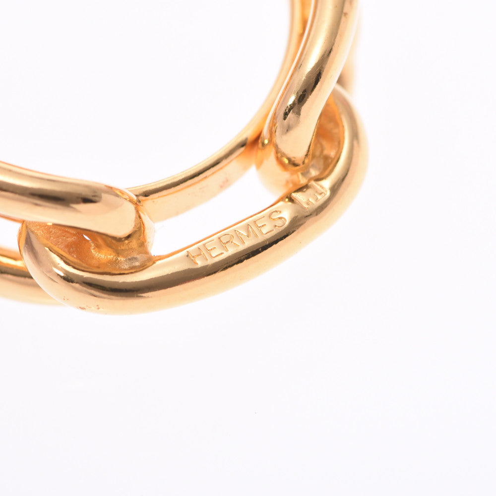 エルメスシェーヌダンクル ゴールド金具 ユニセックス スカーフリング