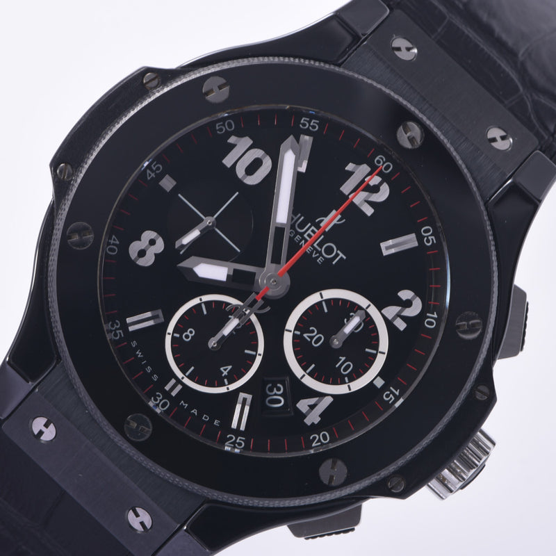 Hublot Ublo Big Bang Black Magic 301.cx.130.rx男士钛/橡胶手表自动黑色文件A-Rank使用的水池