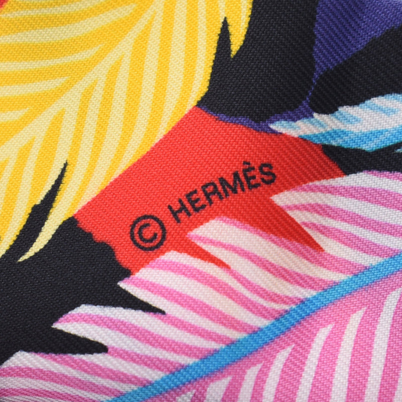 Hermes Hermes Twilley Jaguar Quetzal Jaguhal Butterfly Leopard Pattern Green / Blue / Red Womens Silk 100% Scarf New Silkow