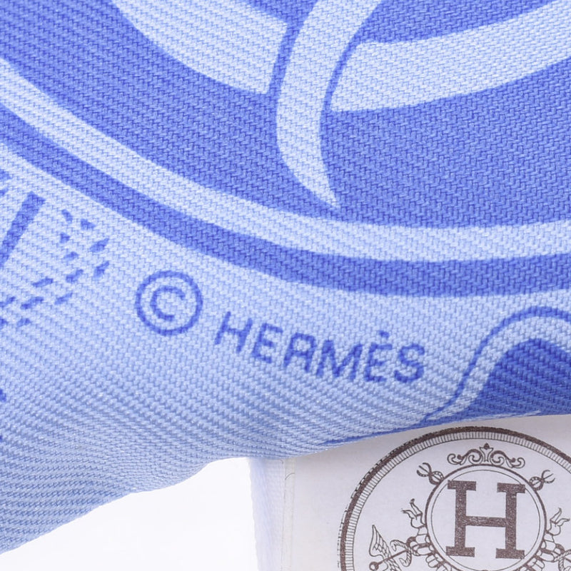 Hermes Hermes EX-Libris Les Parisie Extribris Paris Genne Twilley Water Ladies Silk 100% Scarf New Sink