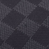 Louis Vuitton Louis Vuitton Kurvit Damie Classic Black / Gray M78752 Men's Silk 100% Tie A-Rank Used Sinkjo