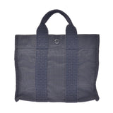 Hermes Hermes Ele Line PM Grey UniSEX Canvas手提袋A级使用二氧化碳