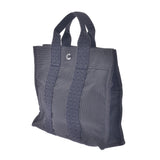 Hermes Hermes Ele Line PM Grey UniSEX Canvas手提袋A级使用二氧化碳