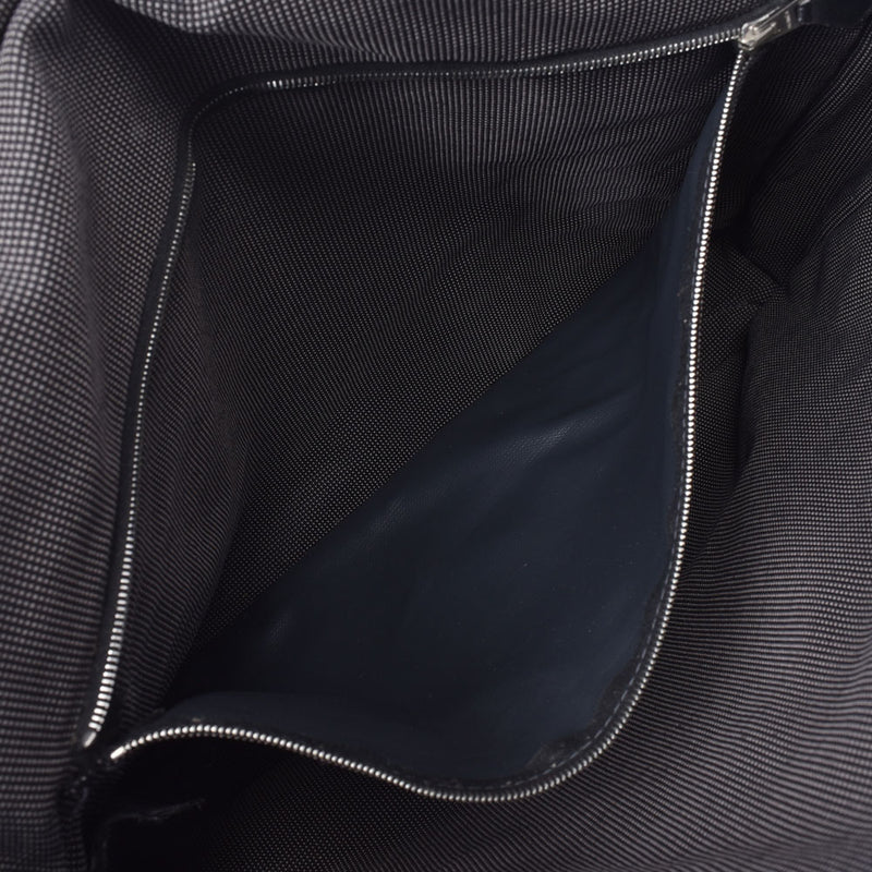 Hermes Hermes Ele Line Vasass MM Gray Unisex Canvas Shoulder Bag B Rank Used Silgrin