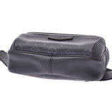 Louis Vuitton Louis Vuitton Taiga Eclipse Bum Bag Outdoor Noir M30245 Men's Leather Body Bag A-Rank Used Sinkjo
