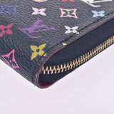 Louis Vuitton Louis Vuitton Multi Color Zippy Coin Perth Noir Glenad M93740 Women's Monogram Multi Color Coin Case A-Rank Used Silgrin