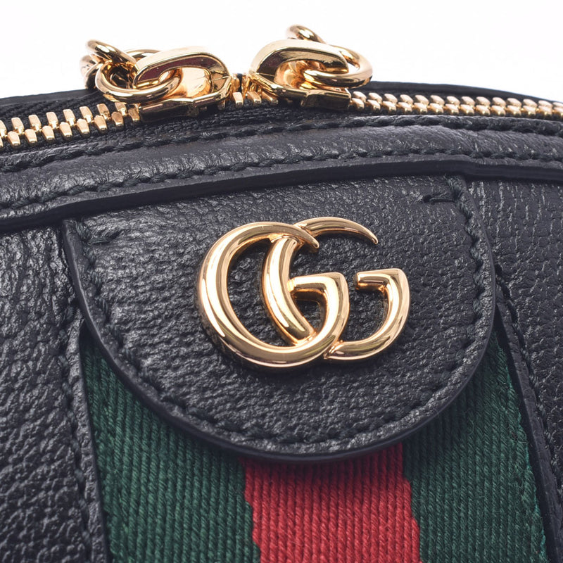 Black ophidia gucci bag hot sale