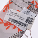 Hermes Hermes Etriers Remix / 鐙 · Remix Twilley Silver System / Orange Women Silk 100% Scarf New Sinkjo