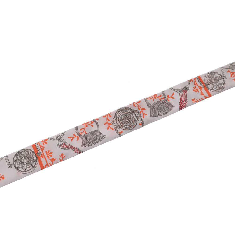 ⭐️美品⭐️ エルメス ツイリー 鐙リミックス スカーフ オレンジ エルメスツイリー 鐙・リミックス/Etriers Remix オレンジ