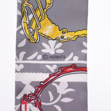 Hermes Hermes Etriers Remix / 鐙 · Remix Twilley Gray Women Silk 100% Scarf New Sinkjo