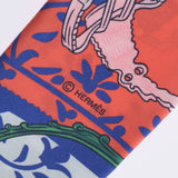 HERMES Hermes Etriers Remix/鐙 Remix Twiry Orange Ladies Silk 100% Scarf New Ginzo