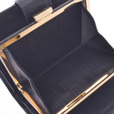 Chanel Chanel Coco Mark Compact Wallet Black Gold Buffet Womens Caviar Skin Two Folded Wallets A-Rank Used Silgrin