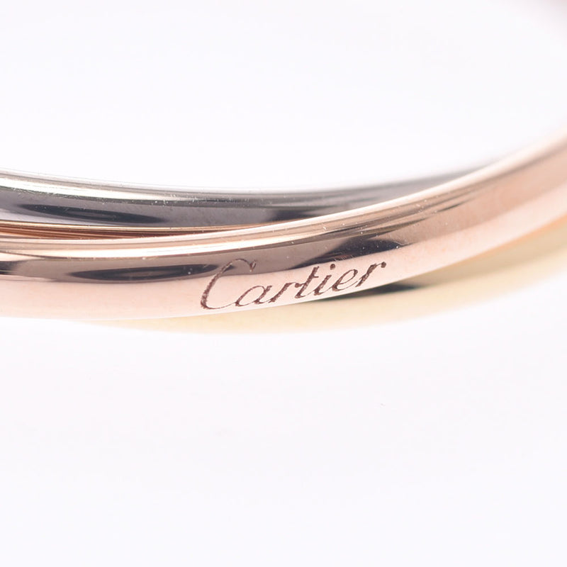 Cartier Cartier Trinity Ring XS Slee Color # 55 15 Unisex K18 YG / WG / PG Ring / Ring A-Rank Used Sinkjo