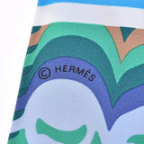 Hermes Hermes Twilley Brid De Gala Shadow / Brides de Gala Shadow Green / Purple Ladies Silk 100% Scarf New Single Sinkjo