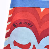 HERMES Hermes Twidd du Gala Shadow/Brides de Gala Shadow Light Blue Ladies Silk 100% Scarf New Ginzo