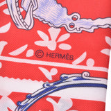 Hermes Hermes Twilee Etriers Remix / 鐙 · Remix Red Women Silk 100% Scarf New Sinkjo