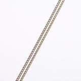 Chanel Chanel Coco Mark 10年模型银色女士水钻项链AB排名使用Silgrin